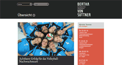 Desktop Screenshot of bertha-von-suttner.de